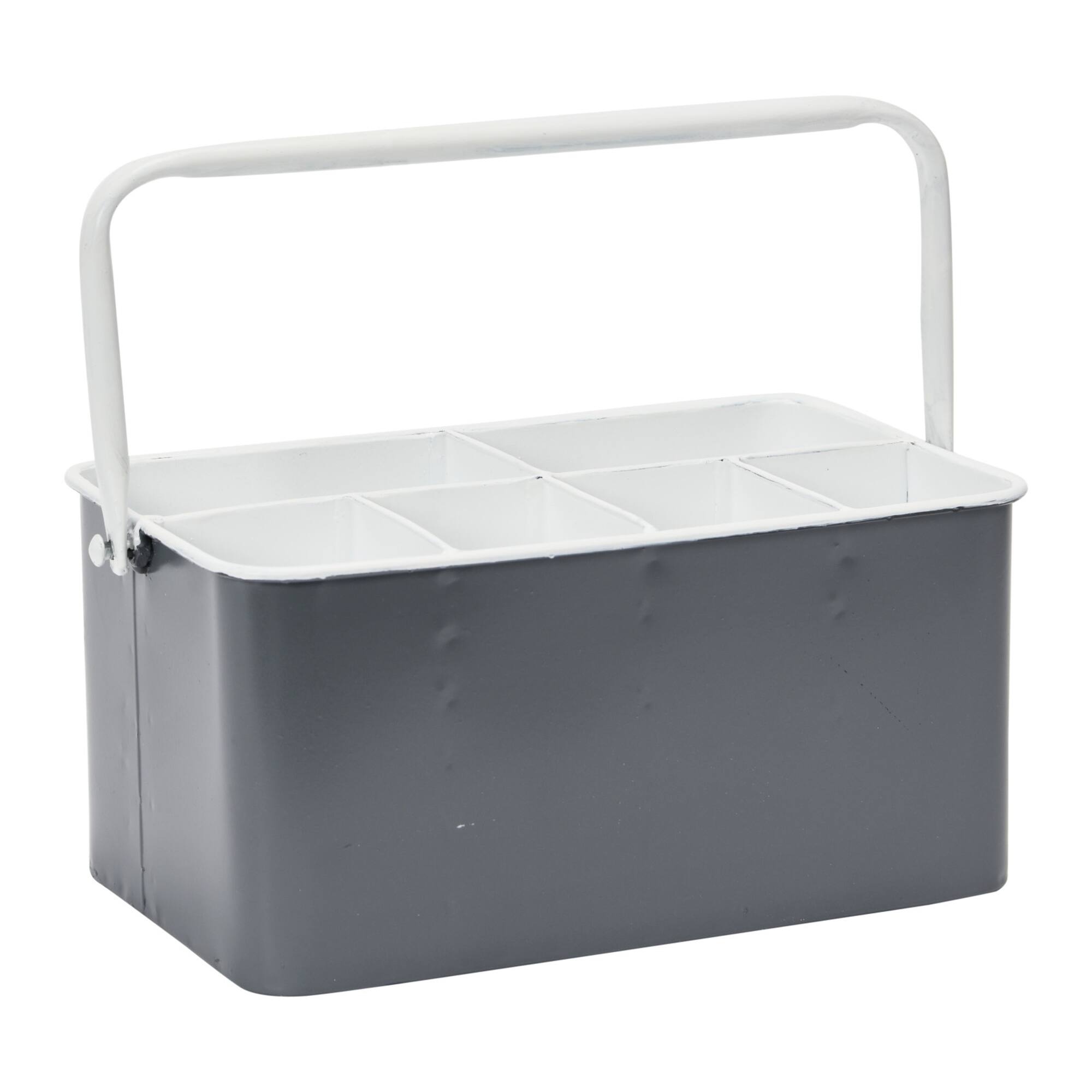 Hello Honey® 6-Compartment Metal Caddy with Handle